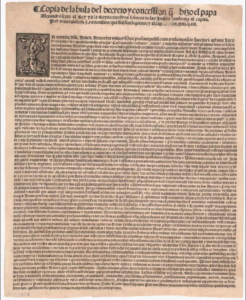 Pope Alexander VI’s Demarcation Bull, May 4, 1493, (Pope Alexander VI’s Demarcation Bull, May 4, 1493, (Gilder Lehrman Institute of American History)lder Lehrman Institute of American History)